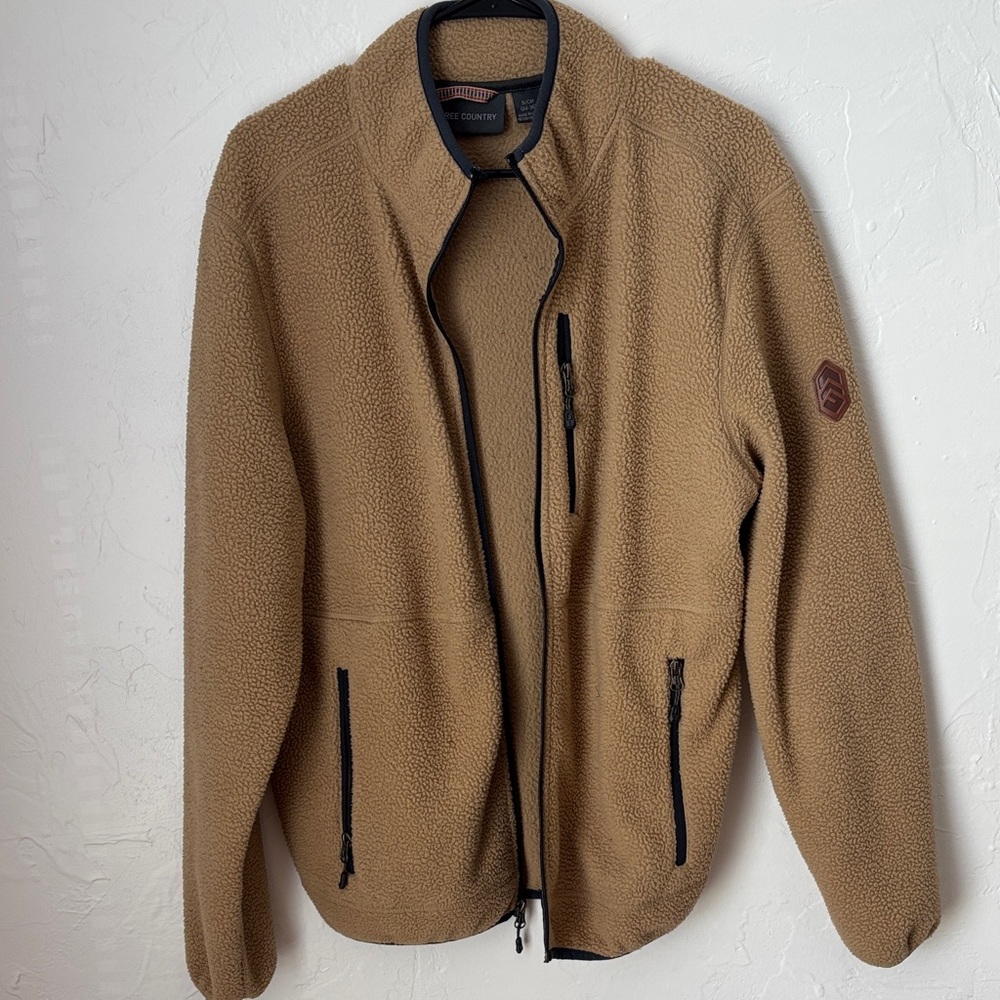 Free Country Camel Fleece Jacket